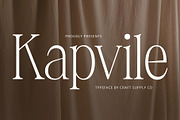 Kapvile – Elegant Font, a Serif Font by Craft Supply Co. (Thumbnail 1 of 8)