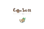 Coffee Set WaterColor, a Food Illustration by Ora (Thumbnail 4 of 5)