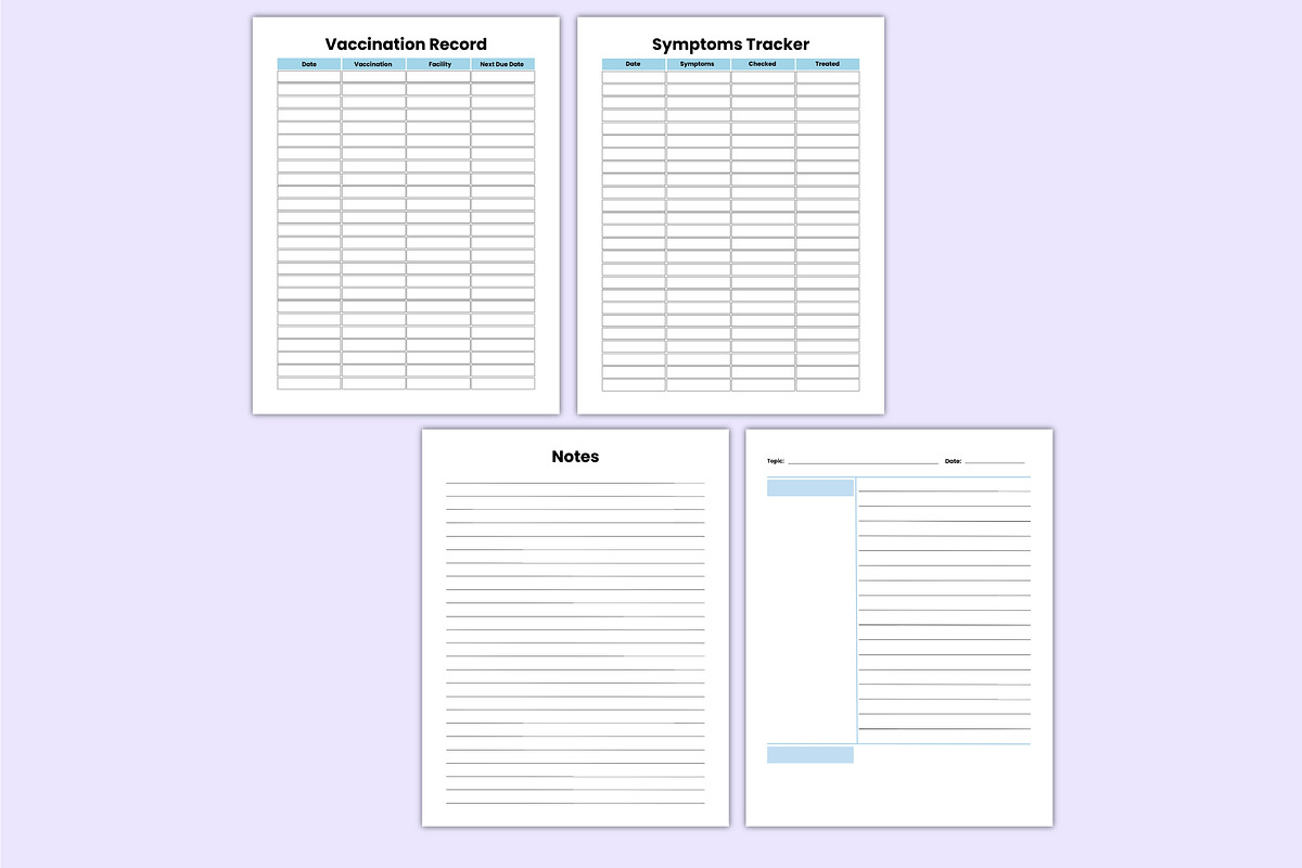 2025 Medical Planner Bundle Canva, a Stationery Template by Mustafiz (Photo 7 of 7)