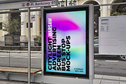 Warsaw Citylight Ad Bus Stop 8 v1, an Advertising Mockup by Graphic Shelter (Thumbnail 5 of 6)