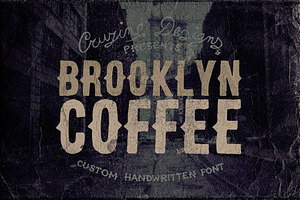 Brooklyn Coffee Custom Font