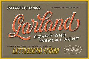 Garland - Script & Display Font Duo