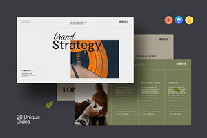 Brand Strategy Presentation Template, a Presentation Template by Slide_Genius1