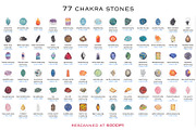 Watercolor crystals & chakra stones, a Texture Illustration by Alena Solonshchikova (Thumbnail 9 of 9)