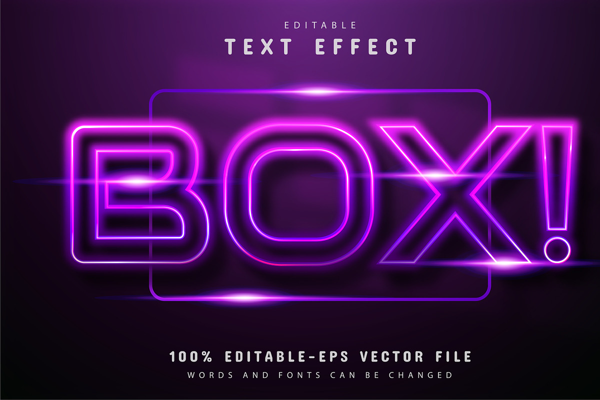 40 Neon text effect editable, a Plug-in Add-On by Aglonemadesign (Photo 17 of 20)