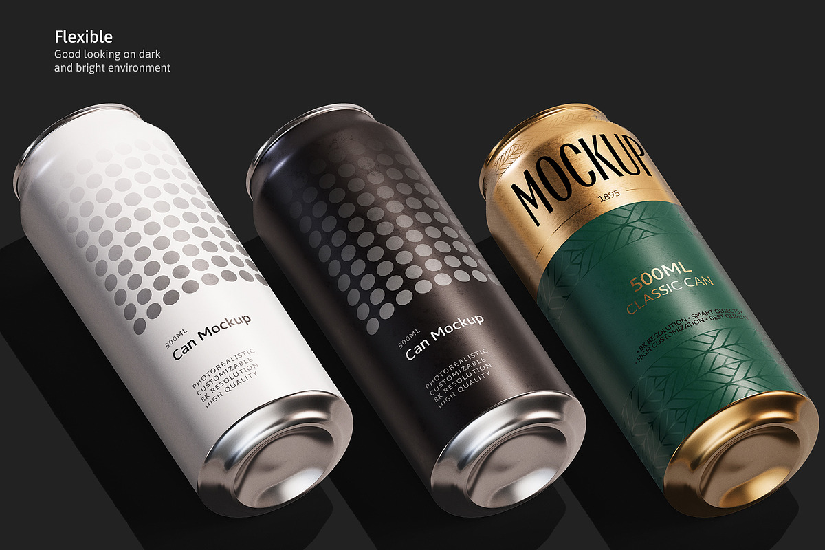 500ml Can Mockup | Plane Scene, a Packaging Mockup by AY Mock-Ups (Photo 9 of 9)