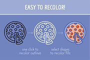 Foodie Illustration Pack, a Food Illustration by Might Could Studios (Thumbnail 3 of 11)