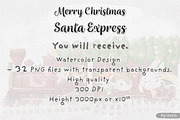 Animal Express & winter watercolor, an Animal Illustration by Apixsala (Thumbnail 8 of 8)
