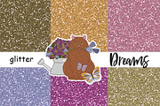 Spring Glitter Background Paper, a Texture Graphic by GlamArtZhanna (Thumbnail 2 of 3)
