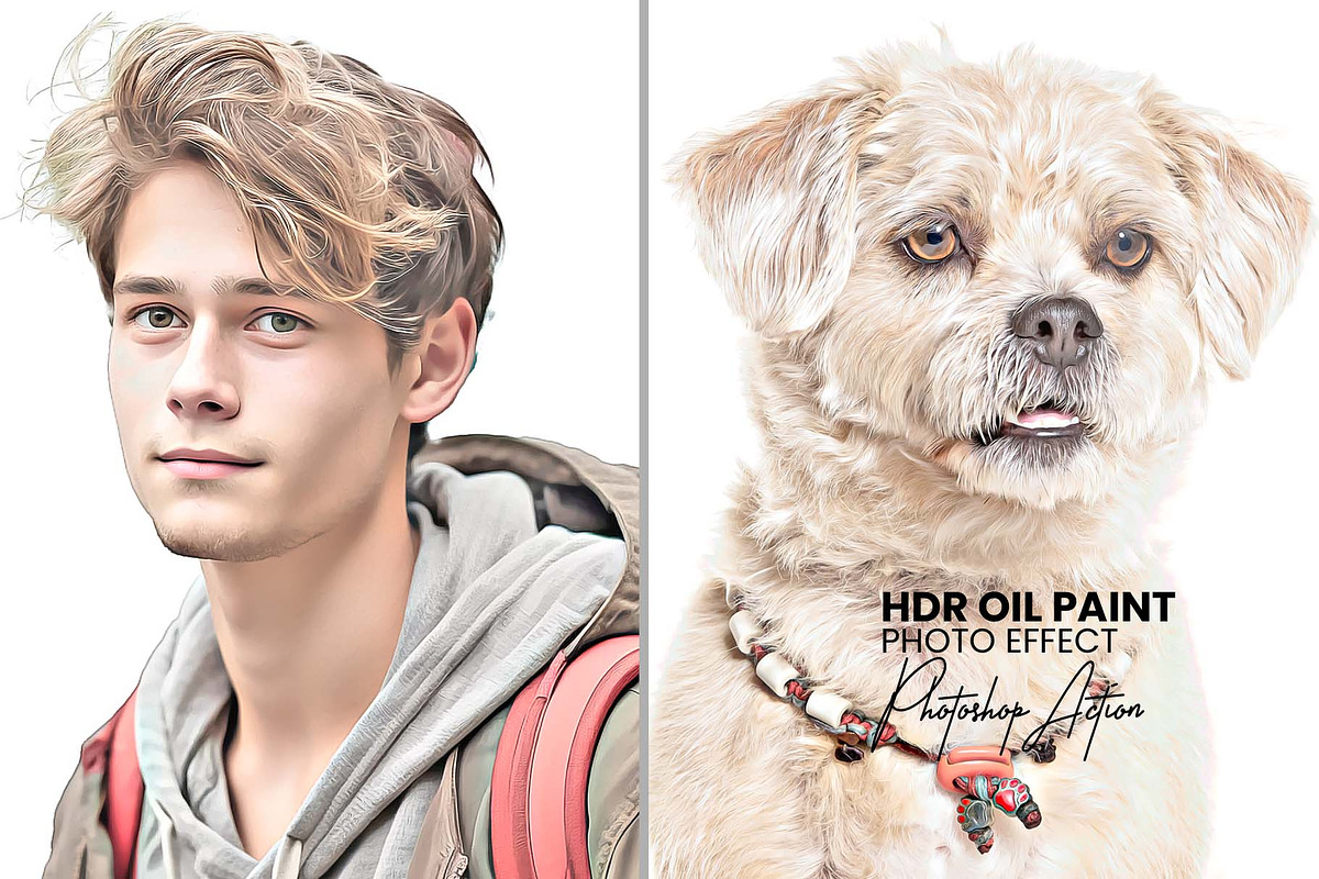 HDR Oil Paint Photoshop Action, an Action Add-On by MRI STUDIO (Photo 1 of 10)