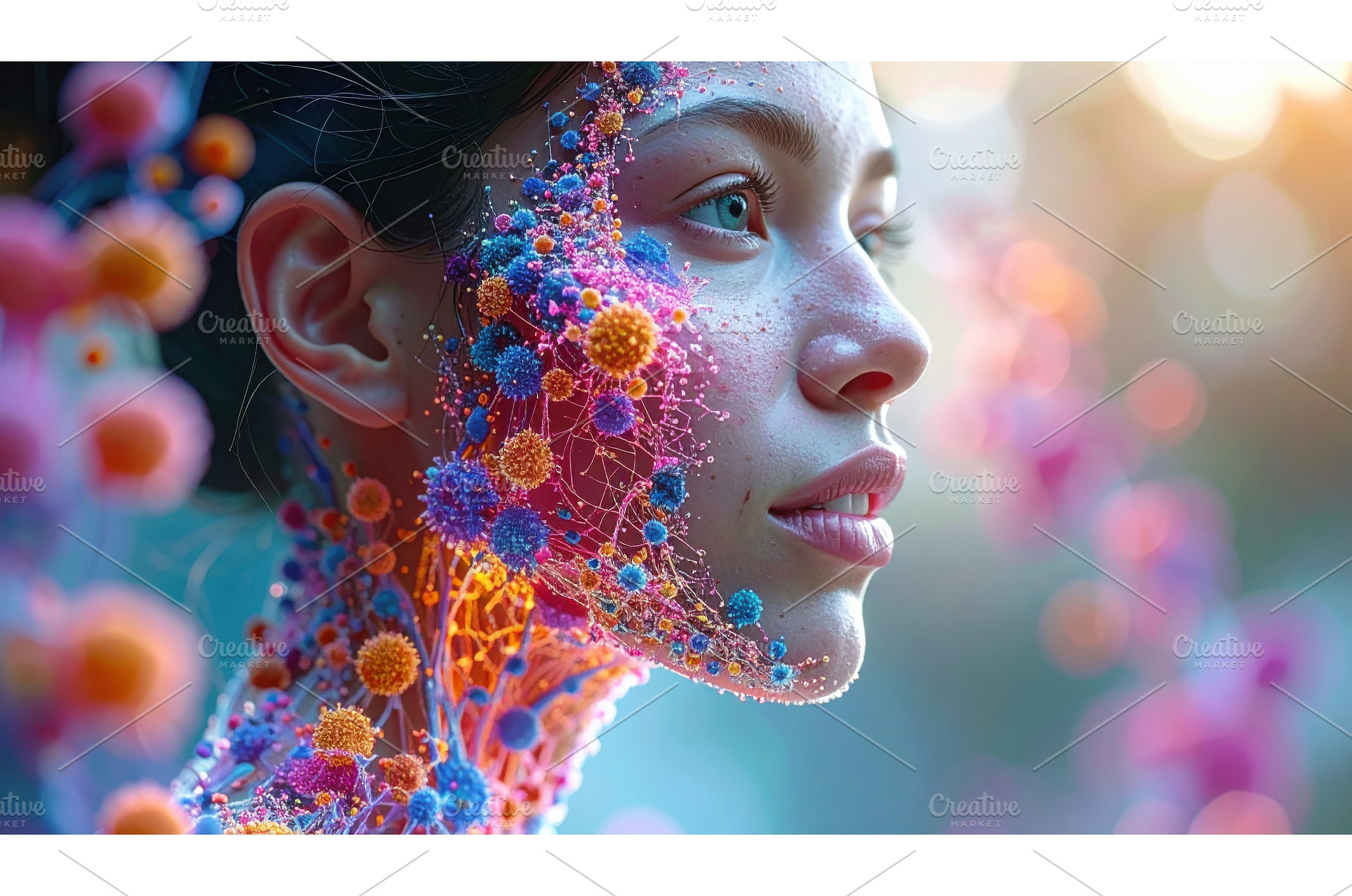 Close up portrait of woman with, an Arts & Entertainment Photo by Igor Tichonow