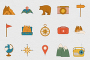 Travel icon set, an Icon by NatalieArtShop (Thumbnail 5 of 12)