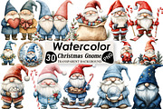 Cute Christmas Gnome Sublimation, an Illustration by Black Bird Studio (Thumbnail 1 of 6)