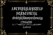 Stunegart FONT + Decorative, a Blackletter Font by dansdesign (Thumbnail 6 of 7)
