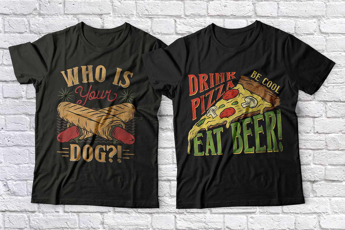 Fast Food Layered Typeface preview 5