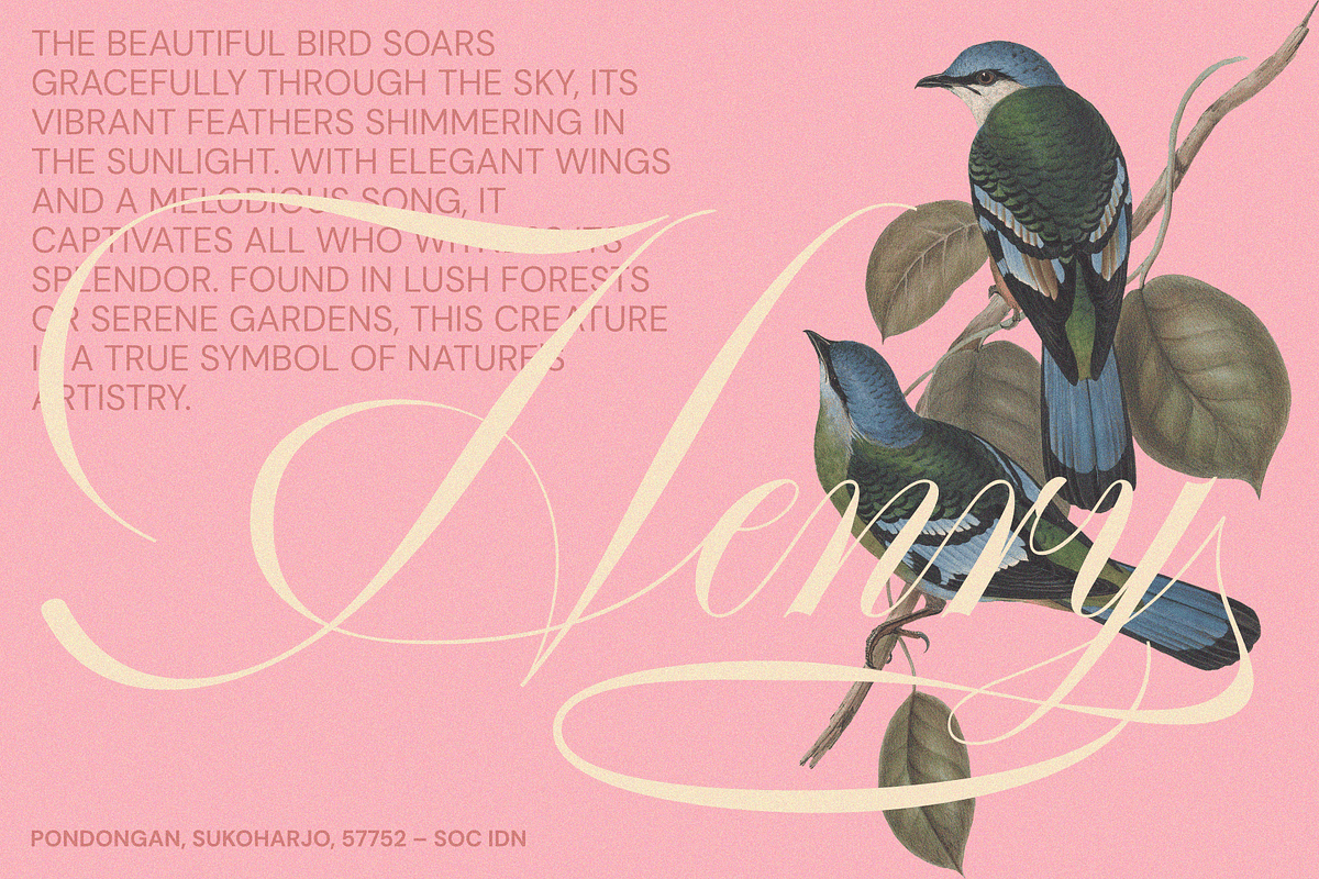 GEFUHATPIN — Elegant Calligraphy, a Script Font by Enxyclo Studio (Photo 10 of 23)