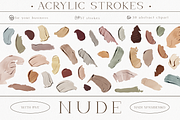 Nude. Acrylic Strokes, an Object Graphic by nadispasibenko (Thumbnail 3 of 7)
