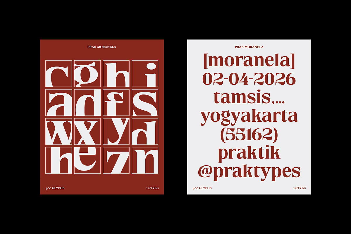 PRAK Moranela - Timeless Display, a Serif Font by Healltica.std (Photo 2 of 20)