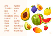 Fruits Vector Collection, a Food Illustration by vik.stock (Thumbnail 4 of 4)