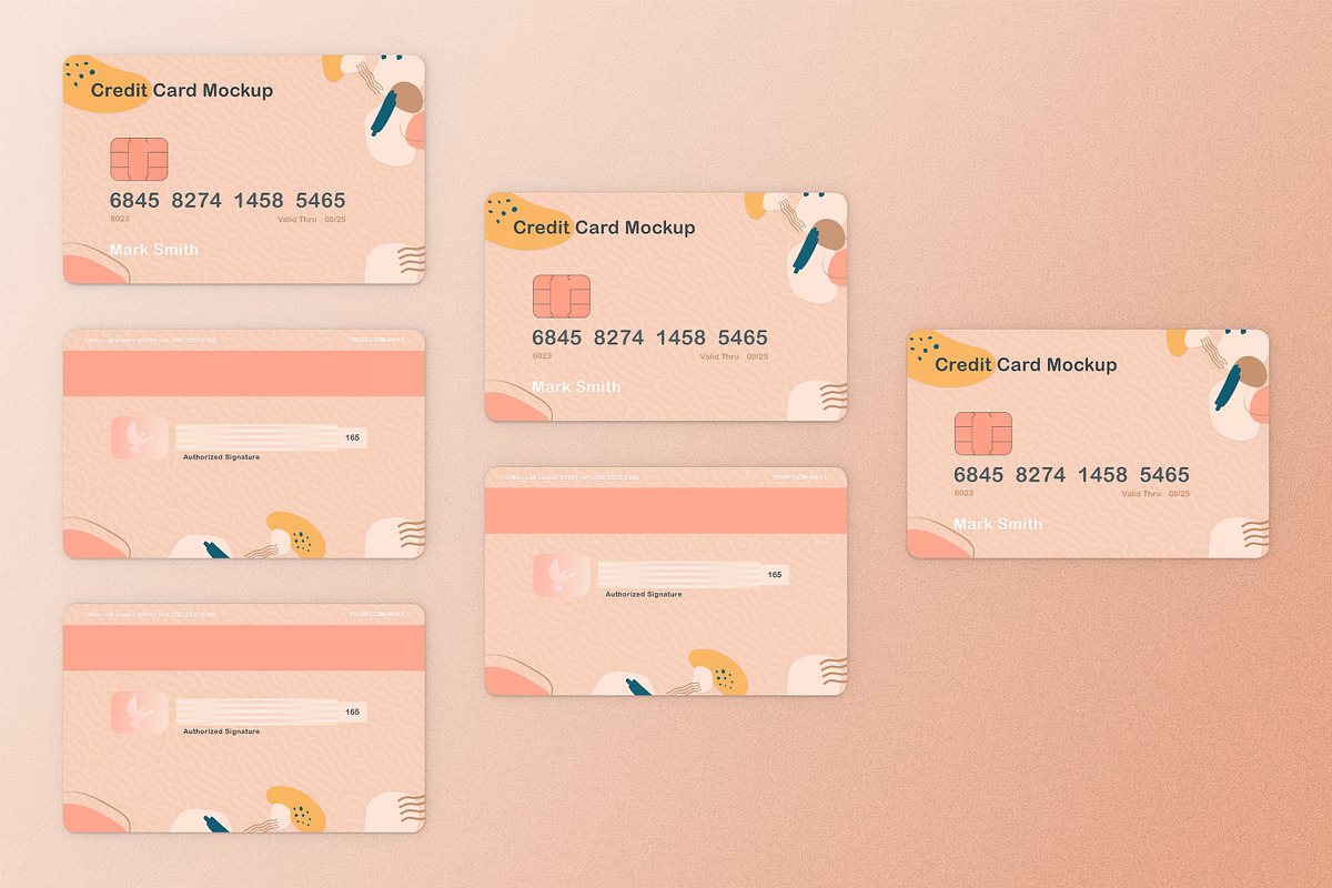 Credit Card Mockups Set | 51 PSD, a Print Template by ExplicitConcepts (Photo 24 of 51)