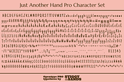 Just Another Hand Pro Family, a Handwritten Font by Stiggy & Sands (Thumbnail 9 of 9)