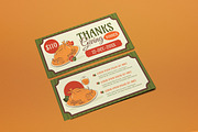 Thanksgiving Dinner Voucher, a Card Template by graphicook (Thumbnail 2 of 3)