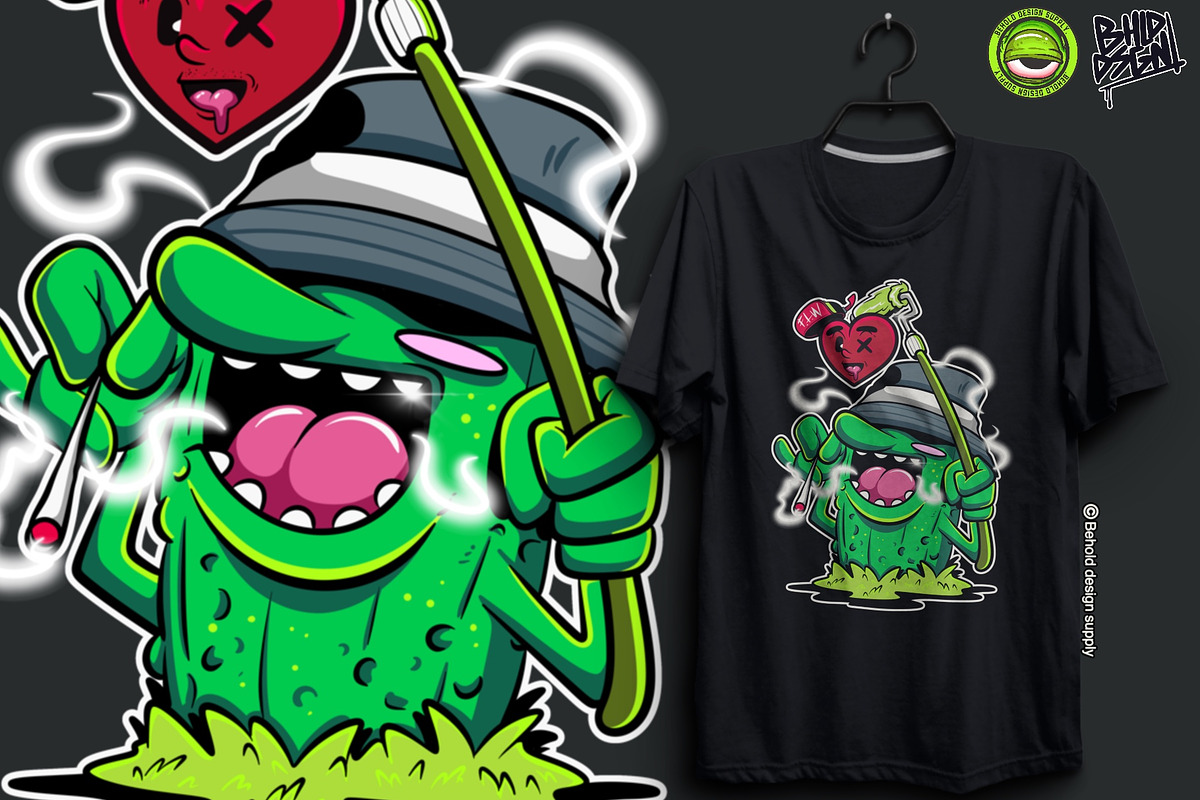 OL'SKOOL CACTUS, an Object Illustration by Behold creative supply (Photo 3 of 3)