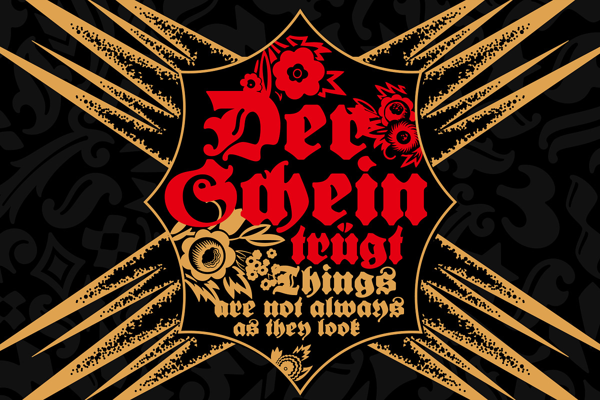 Bernard Fraktur, a Blackletter Font by Stefan Chirila (Photo 2 of 18)
