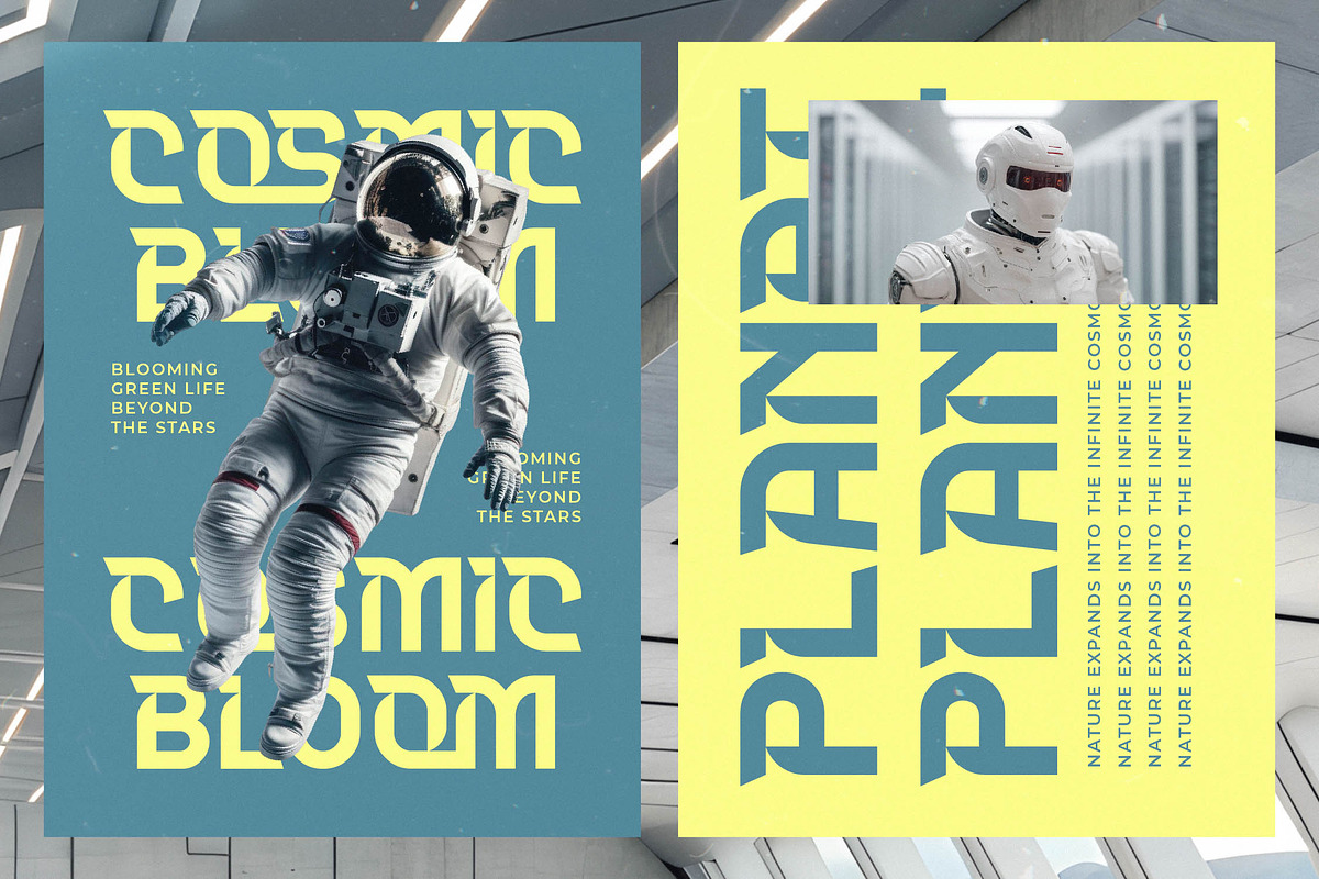 Meteor Horizon: Modern Sci-Fi Font, a Sans Serif Font by timelesstype.co (Photo 3 of 15)