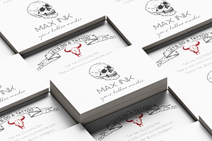 Tattoo Master's Business Card