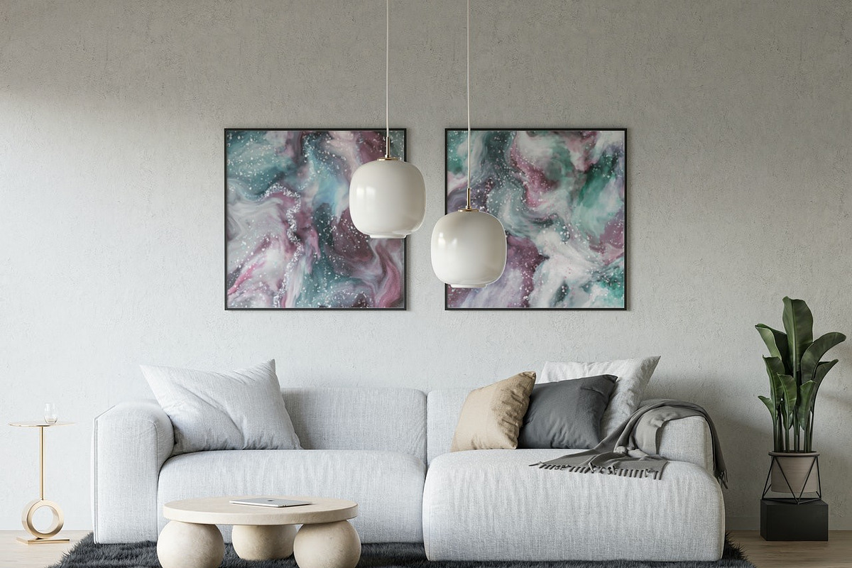Unicorn Watercolor Marble Textures, a Texture Graphic by Luna Y Mar (Photo 4 of 9)