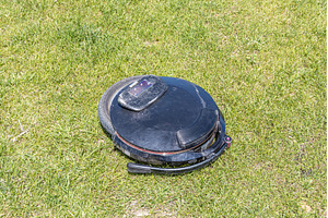 Electric unicycle leaning on the, a Technology Photo by Illustrations&photos