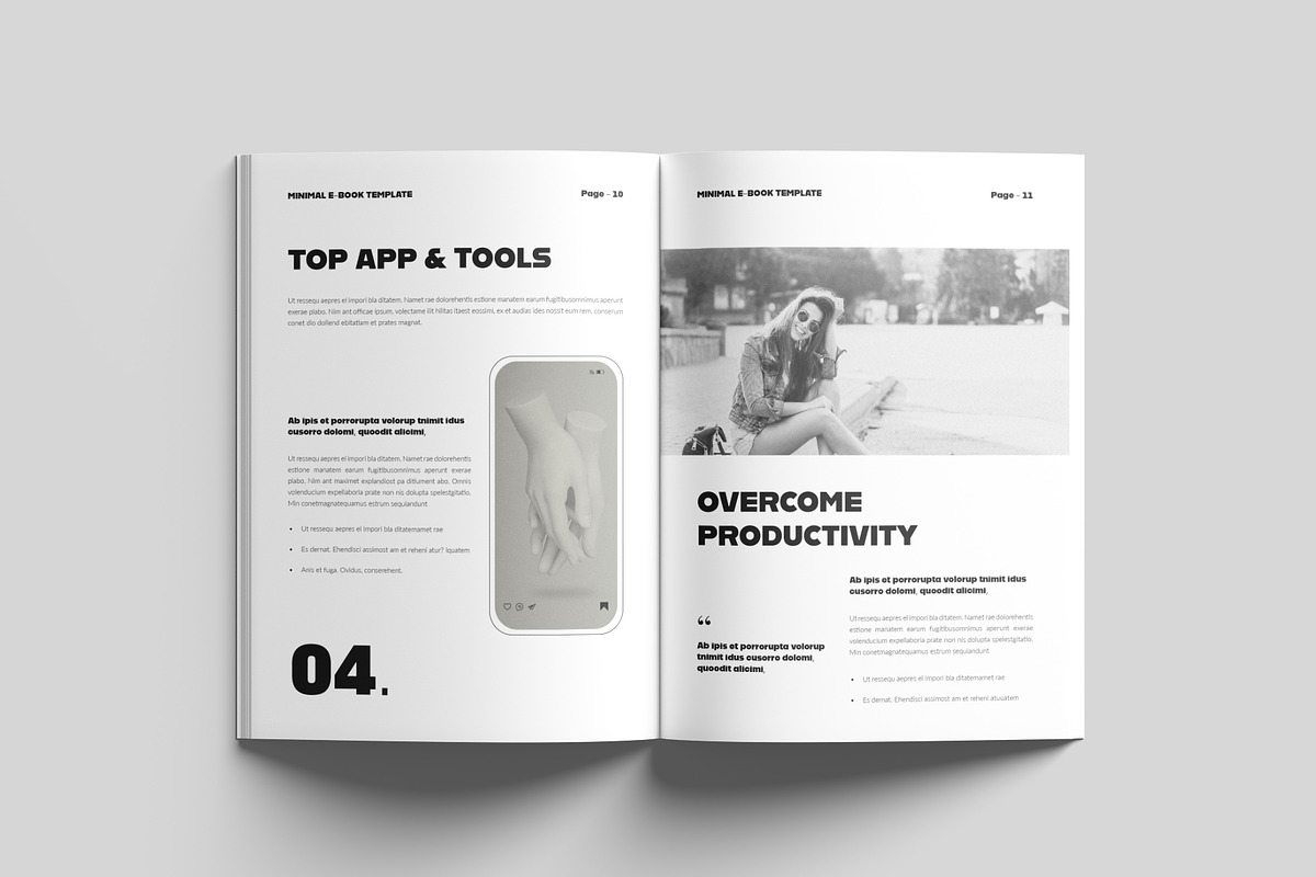 E-Book Template, a Design Template by RusenoelType (Photo 6 of 9)