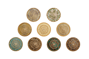 Ornate Gold Frames Clipart Bundle, an Object Graphic by 3PointsCreative (Thumbnail 3 of 9)