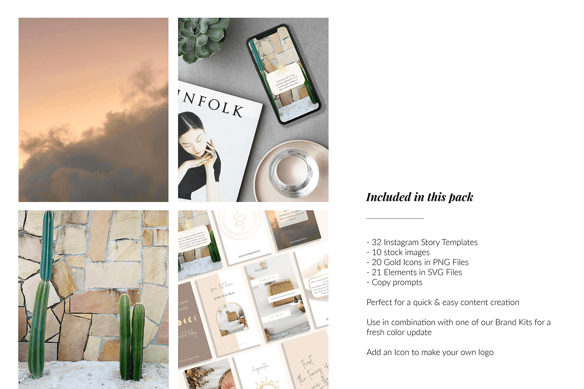 Instagram Story Templates Spiritual, a Social Media Template by The Brand Alchemists (Photo 2 of 8)