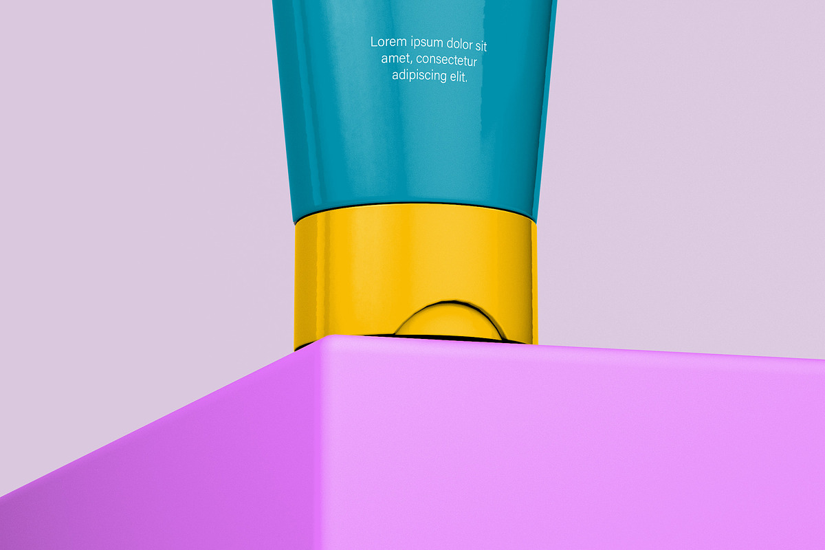 Skincare Tube Mockup 4 view 8 mockup, a Packaging Mockup by Illusiongraphic (Photo 20 of 20)