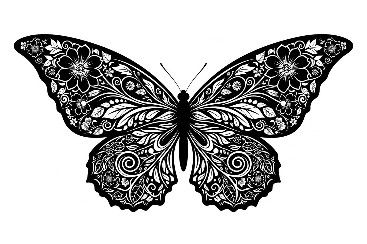 Butterfly Silhouette SVG Bundle, an Illustration by Gaye Art (Photo 19 of 31)