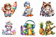 Quirky Funny Animals Sublimation, an Illustration by DreamPrint404 (Thumbnail 3 of 5)