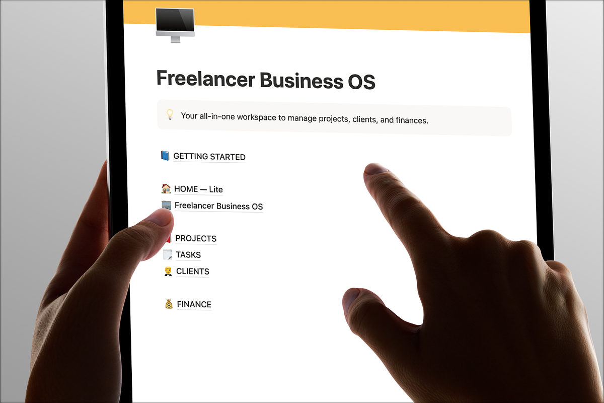Freelancer Business OS for Notion, an App Template by xStudio (Photo 3 of 3)