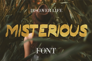Misterious Font - 50% Off