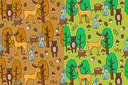 Forest patterns, a Pattern Graphic by merion_merion (Thumbnail 3 of 4)