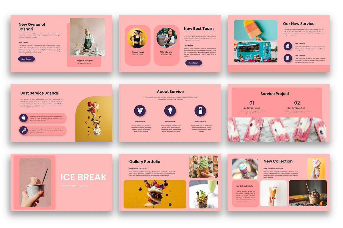 Jashari– Food Google Slide Template, a Presentation Template by kreatifreya (Photo 4 of 5)