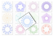 Guilloche Rosettes and Backgrounds, a Background Graphic by Kseniya-Omega (Thumbnail 5 of 10)
