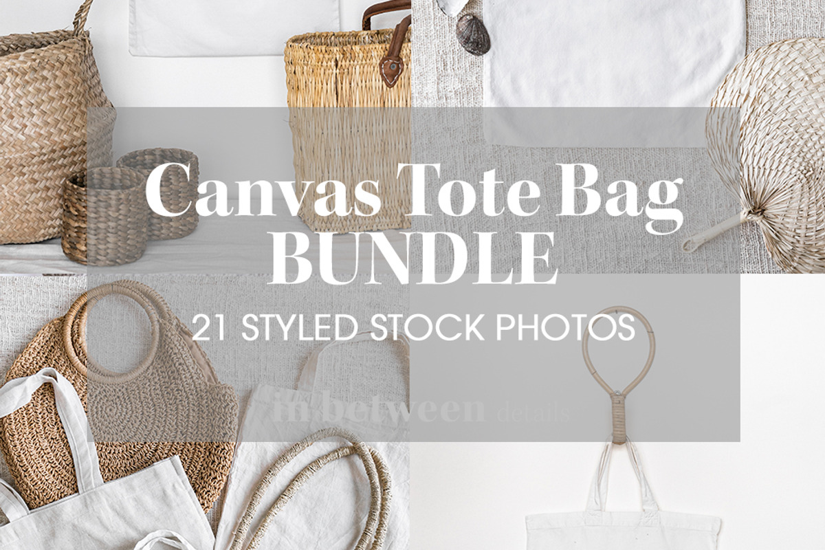 Canvas tote bag styled stock photos featuring tote bag stock photo, canvas, a Business Photo by in between details (Photo 5 of 5)
