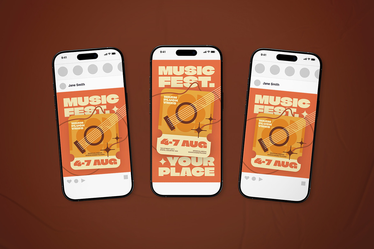 Music Festival Event Flyer Set, a Flyer Template by The Good Store (Photo 2 of 2)