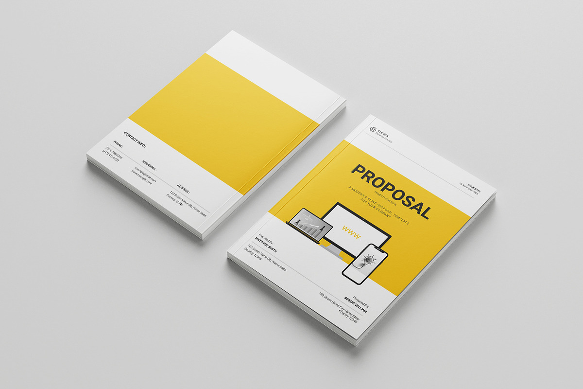 Proposal Bundle 4 in 1, a Brochure Template by ElvinPrint (Photo 18 of 37)