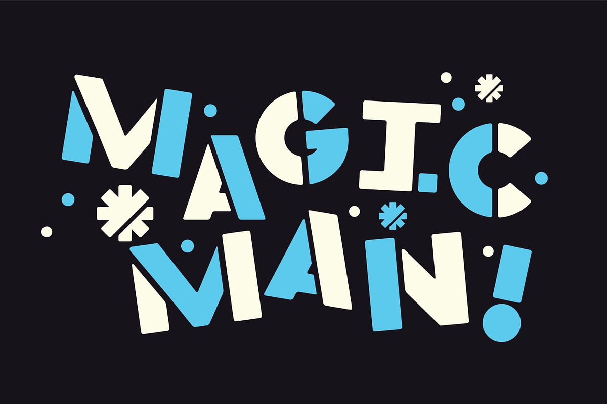Slang Stencil Display Font, a Sans Serif Font by Fried Design Company (Photo 4 of 15)