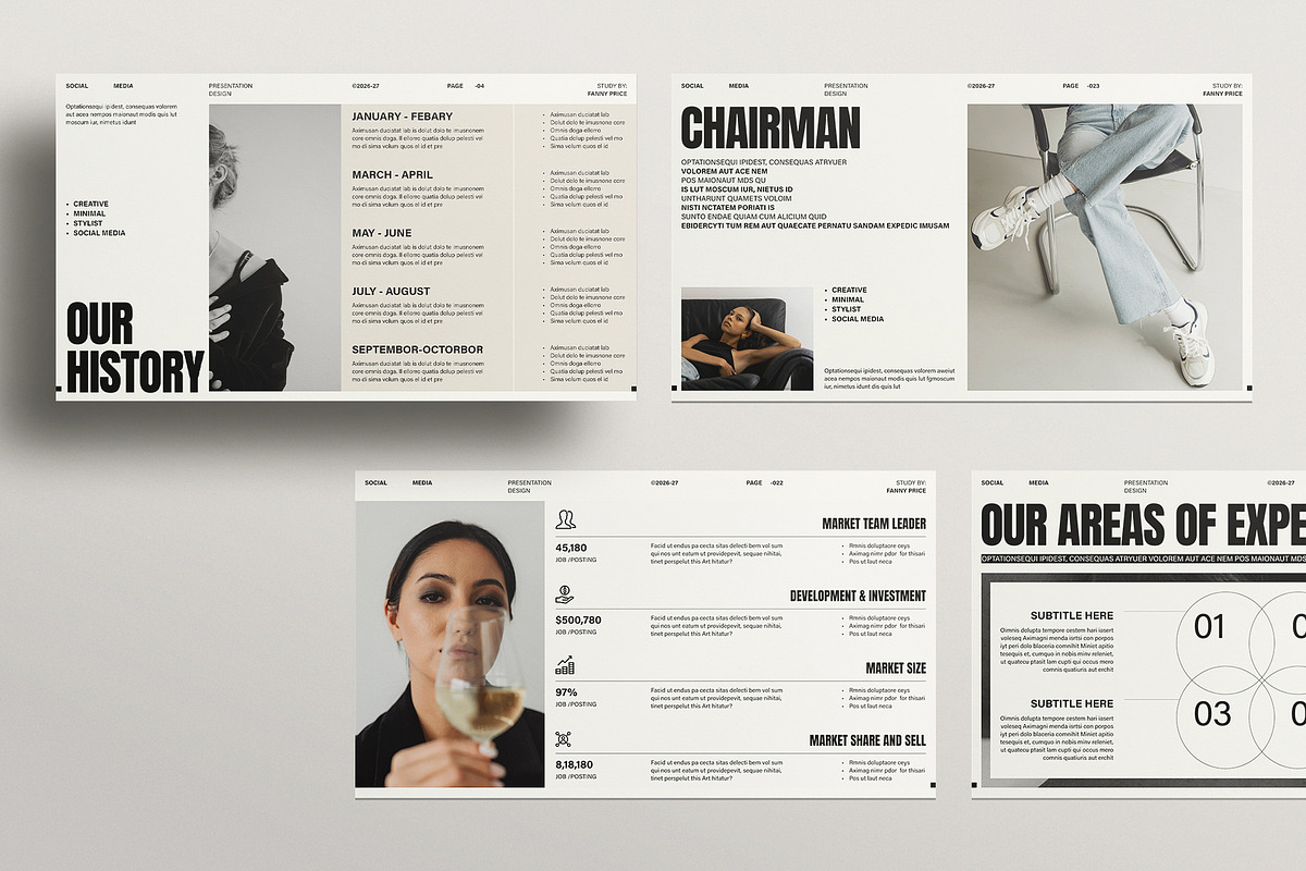 Social Media Strategy Presentation, a Presentation Template by ArtisanaAura (Photo 4 of 12)