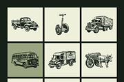 325 Vintage Adventure and Travel, a Transportation Illustration by Creative Stall (Thumbnail 21 of 22)