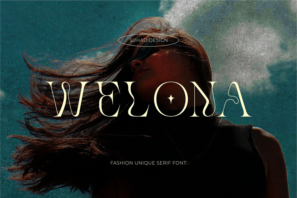 Welona - Elegant Fashion Serif Font, a Serif Font by suhadidesign (Photo 1 of 7)